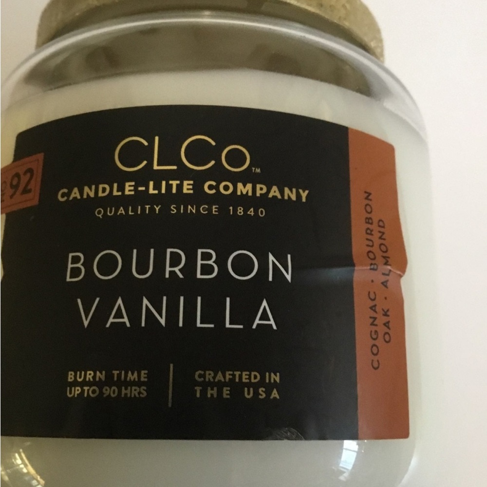 New Bourbon vanilla candle